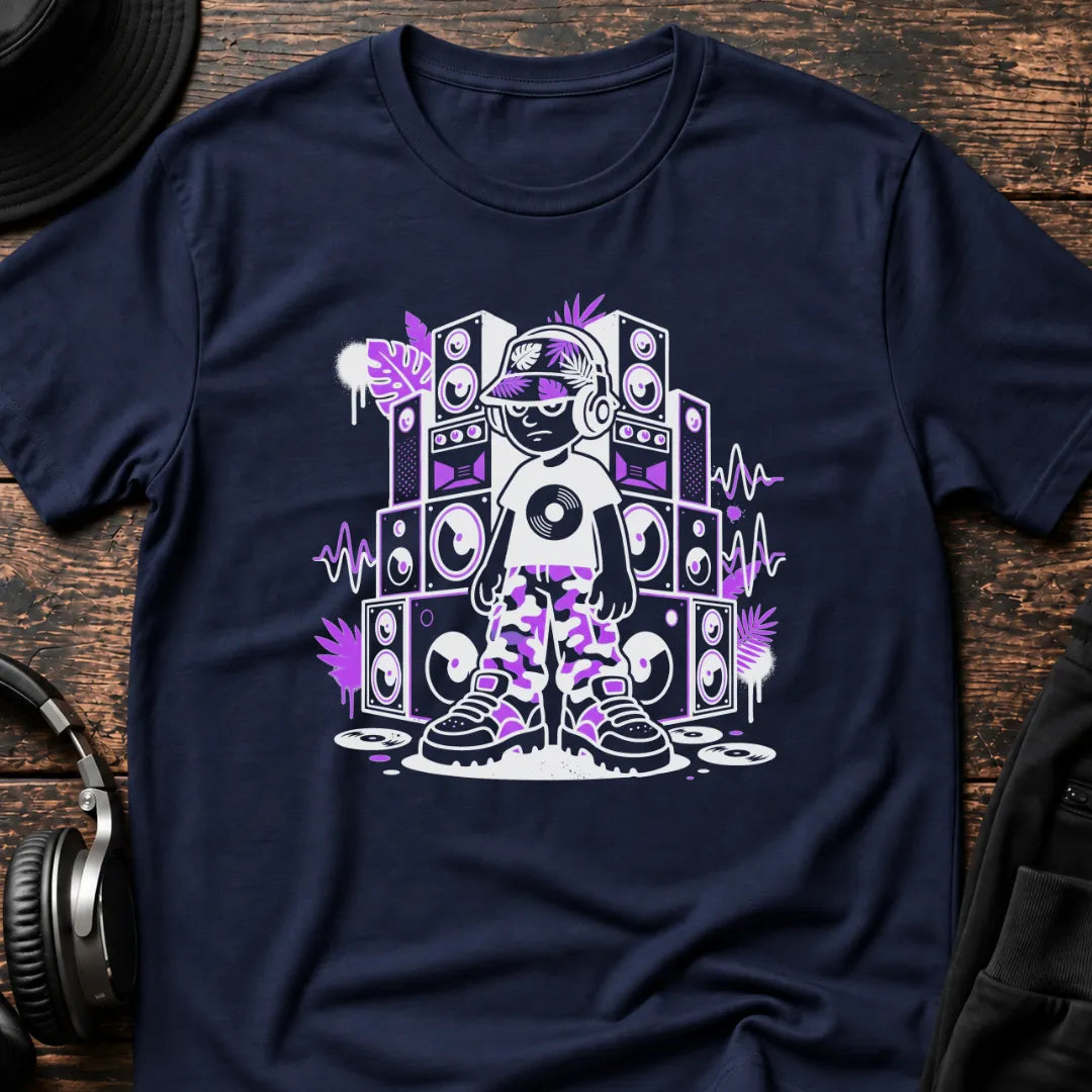 Jungle Kid Jungle T-Shirt flat lay by QUASIKERN