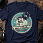 Amen Cleaner Amen Break T-Shirt flat lay by QUASIKERN