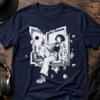 Lost in Space Rave T-Shirt flat lay by QUASIKERN