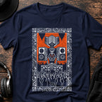 Sound System Ritual DnB T-Shirt flat lay by QUASIKERN