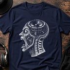 Bass Head DnB T-Shirt flat lay by QUASIKERN