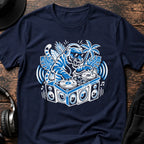 Tiger DJ Jungle T-Shirt flat lay by QUASIKERN
