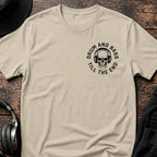 Till the End DnB T-Shirt flat lay by QUASIKERN