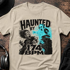 Haunted by 174 BPM DnB T-Shirt flat lay by QUASIKERN