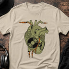 HeartBeat DnB T-Shirt flat lay by QUASIKERN