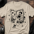 Lost in Space Rave T-Shirt flat lay by QUASIKERN