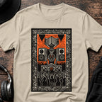 Sound System Ritual DnB T-Shirt flat lay by QUASIKERN