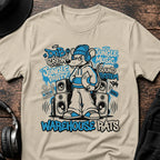 Warehouse Rats Jungle T-Shirt flat lay by QUASIKERN