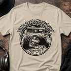 Total Domestic Junglist Jungle T-Shirt flat lay by QUASIKERN