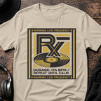 174 BPM Prescription DnB T-Shirt flat lay by QUASIKERN