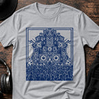 Cult of Rave DnB T-Shirt flat lay by QUASIKERN