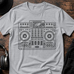 Dark Deck DnB T-Shirt flat lay by QUASIKERN