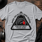 High Intensity DnB T-Shirt flat lay by QUASIKERN