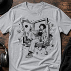 Lost in Space Rave T-Shirt flat lay by QUASIKERN