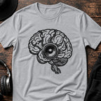 Bass Brain DnB T-Shirt flat lay by QUASIKERN