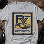 174 BPM Prescription DnB T-Shirt flat lay by QUASIKERN
