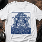 Cult of Rave DnB T-Shirt flat lay by QUASIKERN