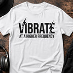 Higher Frequency DnB T-Shirt flat lay by QUASIKERN