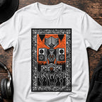 Sound System Ritual DnB T-Shirt flat lay by QUASIKERN